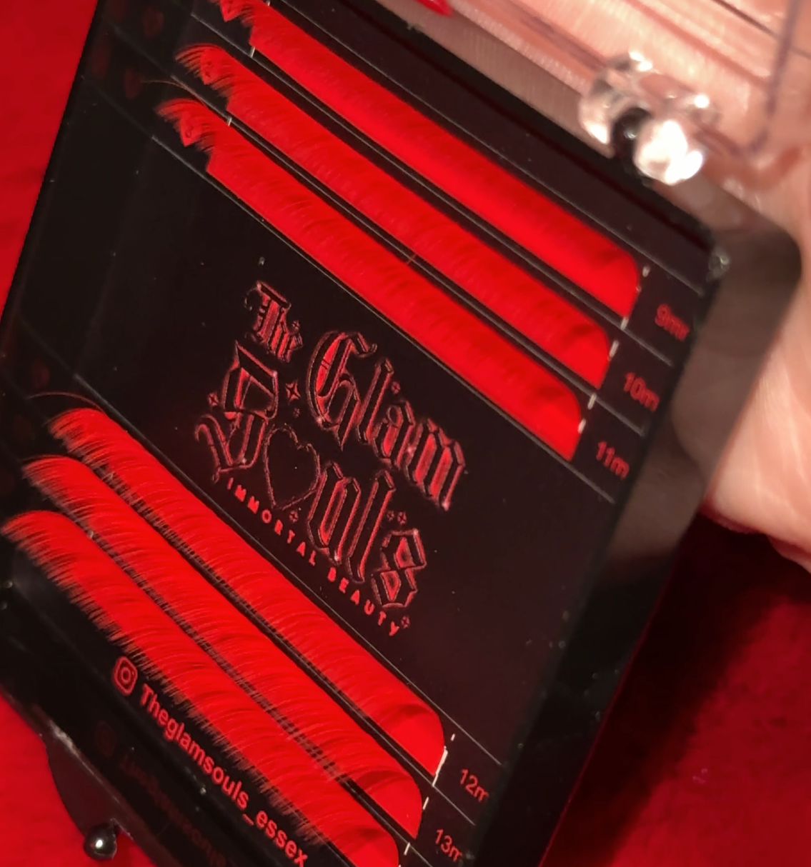 Valentines Red Mini Lash Tray💋