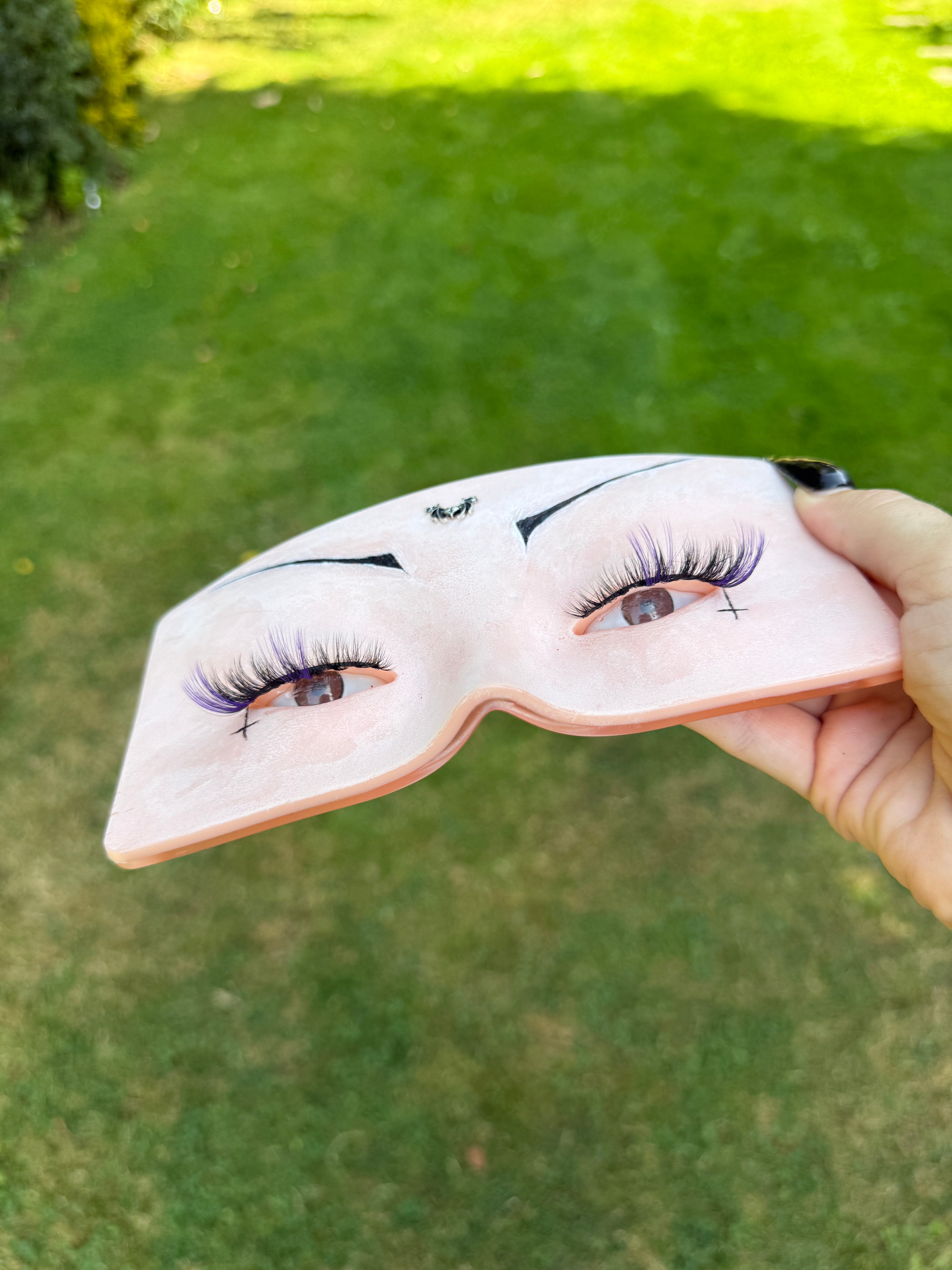 Amethyst - Purple + Black Strip Lashes