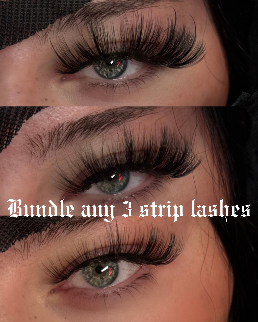 mix and match any 3 strip lashes